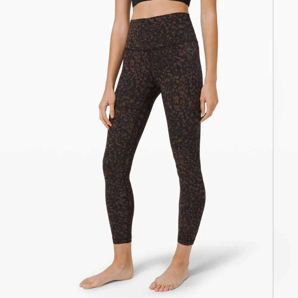 Lululemon Align High-Rise Pant 25"(Wild Thing Camo Brown Earth Multi)
